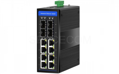 SPACECOM 8+4千兆管理工業(yè)交換機